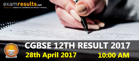 CGBSE 12th Results 2017