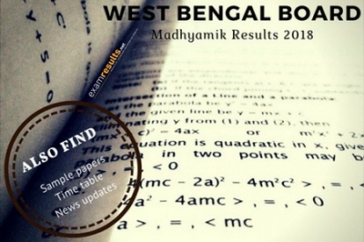 WB Madhyamik Result 2018 WB madhyamik result 2018