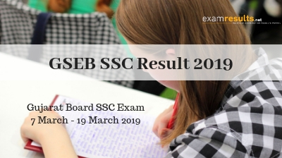 GSEB SSC Result 2019 GSEB SSC Result 2019