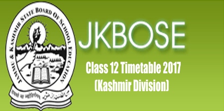 JK Time Table 2017 JKBOSE logo